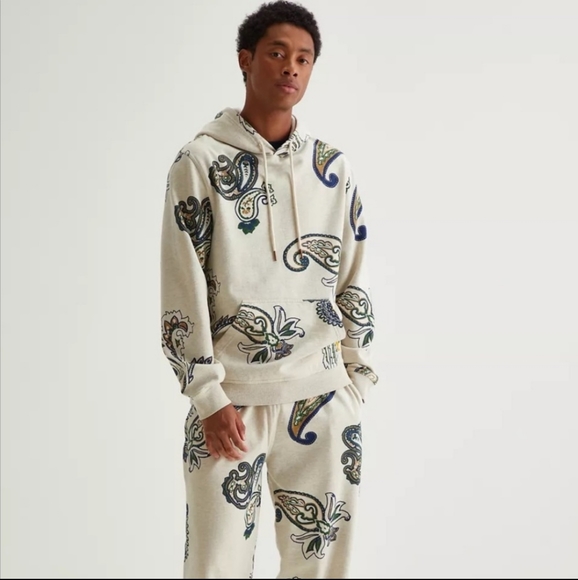 Urban Outfitters Other - Urban Outfitters || (M) Exploded Paisley Grey Hoodie Sweatshirt